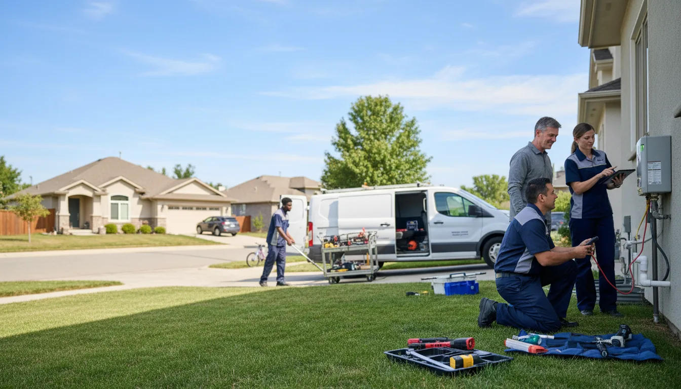 Tankless water heater service in Lee, ME